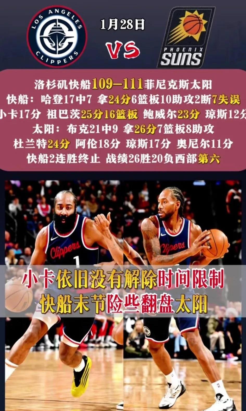 快船惨败，爵士过关:夺冠争夺战继续发酵的简单介绍